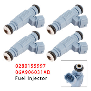 Seat 4Pcs Fuel Injector 0280155997 06A906031AD Generic