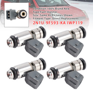 2001-2008 Ford Fiesta V JD, JH 1.3L 4Pcs Fuel Injector 2N1U-9F593-KA IWP119 Generic