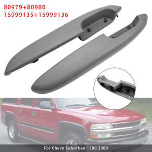 1995-1999 GMC C/K1500 Pickup 2PCS Front Door Arm Rests 80979 80980 Generic