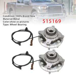 2015-2017 FORD F-150 2PCS Front Wheel Bearings and Hubs 515169 Generic