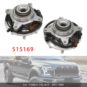 2015-2017 FORD F-150 2PCS Front Wheel Bearings and Hubs 515169 Generic
