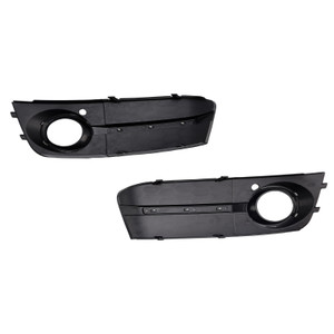 2009-2012 Audi A4 B8 Fog Light Cover Standard Version Black Generic