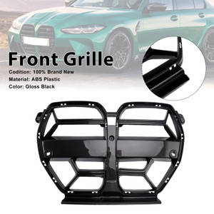 2021-2026 BMW M3 G80 M4 G82 CSL Style Front Bumper Grille Gloss Black Generic