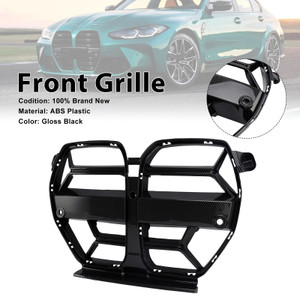 2021-2026 BMW M3 G80 M4 G82 CSL Style Front Bumper Grille Gloss Black Generic