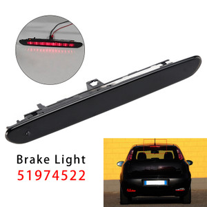 2005-2018 Fiat Grande Punto Rear Third Brake Light Lamp 51974522 Black Generic