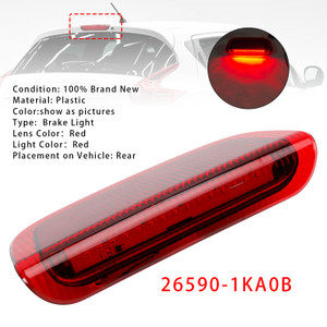 2010-2018 Nissan Juke MK1 F15 Rear Third Brake Light Lamp 26590-1KA0B Red Generic
