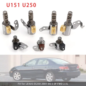 20007-2013 TOYOTA Corolla 5 SP FWD 2.4L 7PCS Transmission Solenoids Kit U151 U250 Generic