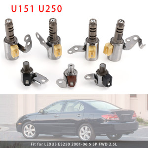 2007-2013 TOYOTA Vanguard 5 SP F/4WD 3.5L 7PCS Transmission Solenoids Kit U151 U250 Generic