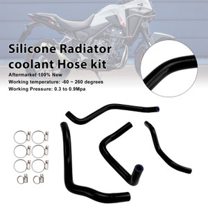 2024-2025 Honda CB500 Hornet Silicone Radiator coolant Hose Black Generic