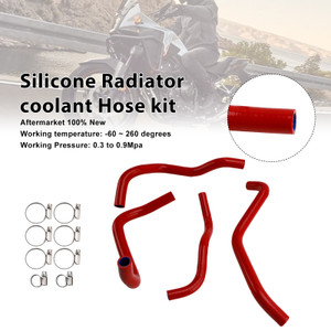 2024-2025 Honda NX400 NX500 Silicone Radiator coolant Hose Red Generic