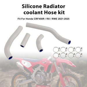 2021-2025 Honda CRF450R/ RX/ RWE Silicone Radiator coolant Hose kit White Generic