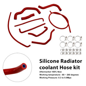 2017-2025 Suzuki GSX-S750/ GSX-S750Z Silicone Radiator coolant Hose kit Red Generic