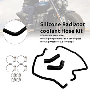2019-2024 Triumph Rocket 3 Silicone Radiator coolant Hose kit Black Generic