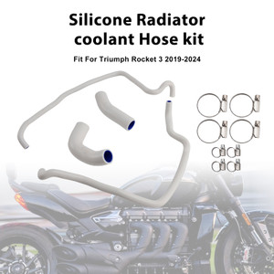 2019-2024 Triumph Rocket 3 Silicone Radiator coolant Hose kit White Generic