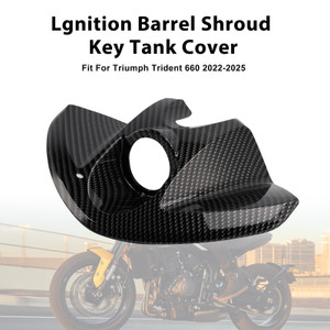 2022-2025 Triumph Trident 660 Lgnition Barrel Shroud Key Tank Cover Carbon Generic