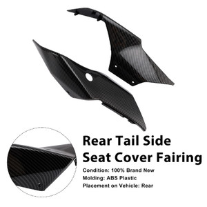 2025-2026 Kawasaki Z900 Rear Tail Side Seat Cover Fairing Carbon Generic