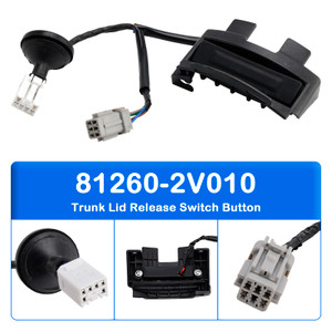 2012-2017 Hyundai Veloster Trunk Lid Release Switch Button 81260-2V010 Generic