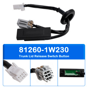 2011-2017 Kia Rio III Trunk Lid Release Switch Button 81260-1W230 Generic