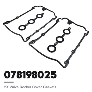 2000-2005Audi RS4 2X Valve Rocker Cover Gaskets 078198025 Generic