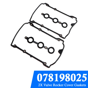 1996-2005 Audi A6 A8 2X Valve Rocker Cover Gaskets 078198025 Generic