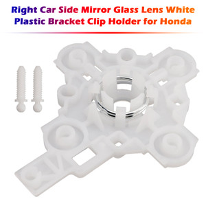 2016-2020 Honda 10th CIVIC Right Car Side Mirror Glass Lens White Plastic Bracket Clip Holder Generic