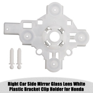2018-2022 Honda Accord Right Car Side Mirror Glass Lens White Plastic Bracket Clip Holder Generic