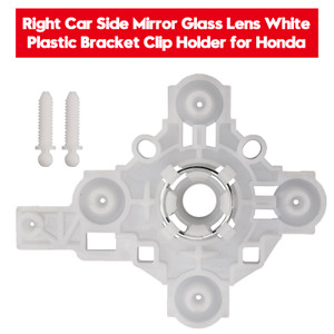 2017-2021 Honda CRV Right Car Side Mirror Glass Lens White Plastic Bracket Clip Holder Generic