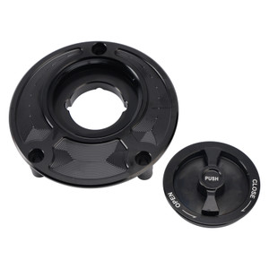 1998-2021 Yamaha YZF R1 R6 Quick Release Keyless Fuel Gas Cap 105mm Black Generic