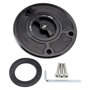 2003-2006 Kawasaki Z1000 Quick Release Keyless Fuel Gas Cap 118mm Black Generic