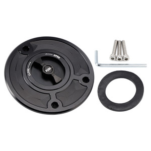2003-2006 Kawasaki Z1000 Quick Release Keyless Fuel Gas Cap 118mm Black Generic