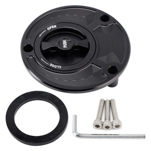 1993-2008 Ducati Monster Quick Release Keyless Fuel Gas Cap 104mm Black Generic