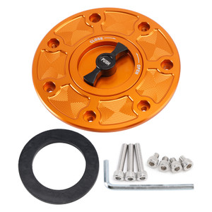 2017-2025 RC 125 390 Quick Release Keyless Fuel Gas Cap 115mm Orange Generic