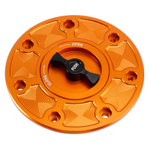 2017-2025 Duk-e 250 390 Quick Release Keyless Fuel Gas Cap 115mm Orange Generic