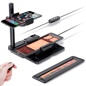 JJC Mobile Negative Film Scanner 35mm 120 Film Scanner Set Adjustable Backlight