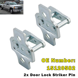 2001-2007 Chevy Silverado 1500 2500 3500 2x Door Lock Striker Pin 15120582 Generic