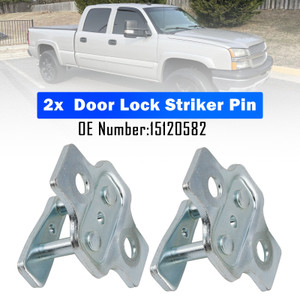 2001-2007 GMC Sierra 1500 2500 3500 2x Door Lock Striker Pin 15120582 Generic