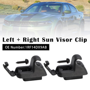 2011-2020 Chrysler 300 2x Sun Visor Clip 1RF14DX9AB Black Generic