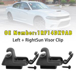 2011-2020 Chrysler 300 2x Sun Visor Clip 1RF14DX9AB Black Generic