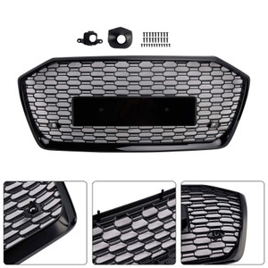 2019-2023 Audi A6 C8/ Sline/ S6 Without ACC RS6 Style Honeycomb Mesh Front Grille Generic