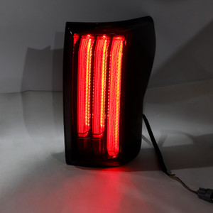 2007-2013 Toyota Tundra Left+Right LED Tail Lights Black Housing Smoked Lens Generic