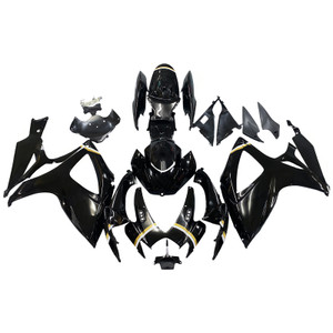 2006-2007 Suzuki GSXR 600 750 Black Gold Lucky Strike Racing Amotopart Fairings Customs Fairing