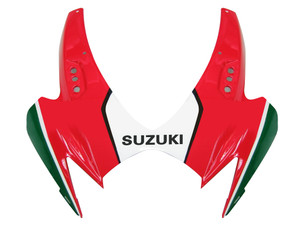 Fairings Suzuki GSXR 600 750 White Red Green Alitalia Racing  (2006-2007)
