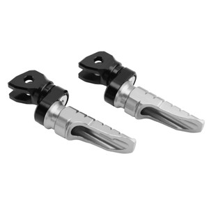 2019-2025 INDIAN FTR1200 FTR Front Footrests Foot Pegs Gray Generic