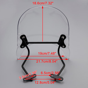 2014-2024 BMW R nineT Scrambler Windshield WindScreen Clear Generic