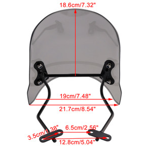 2014-2024 BMW R nineT Scrambler Windshield WindScreen Gray Generic