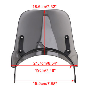 2024-2025 Guerrilla 450 Windshield WindScreen Gray Generic