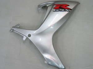 Fairings Suzuki GSXR 600 750 Silver & Black GSXR Racing  (2006-2007)