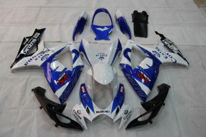 Fairings Suzuki GSXR 600 750 White Blue Corona Racing  (2006-2007)