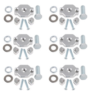 2016-2026 CFMoto CForce 6 Pack Aluminum Quick Attach Accessory Anchor Mounts Kit Silver Generic