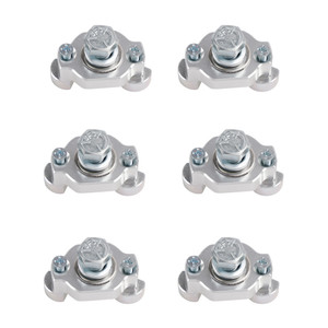 2016-2026 CFMoto CForce 6 Pack Aluminum Quick Attach Accessory Anchor Mounts Kit Silver Generic